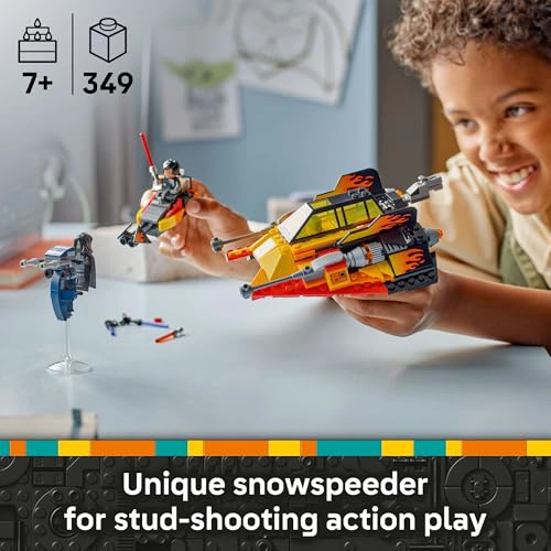 LEGO STAR WARS REBUILD THE GALAXY THE FORCE BURNER SNOWSPEEDER JUGUETE DE CONSTRUCCION SET DE JUEGO - 2