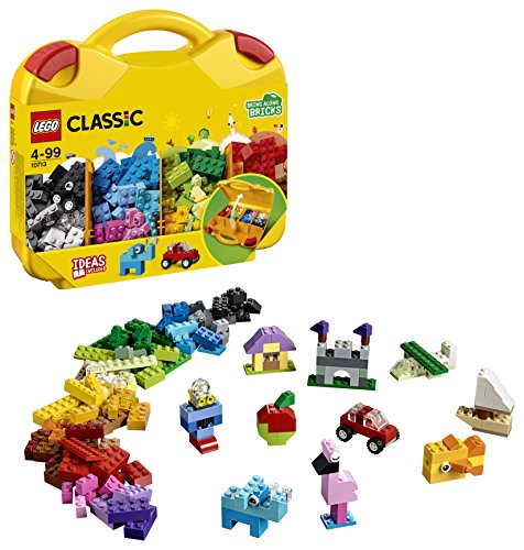 LEGO CLASSIC MALETA CREATIVA 10713 INCLUYE ESTUCHE ORGANIZADOR DE ALMACENAMIENTO CON DIVERTIDOS - 2
