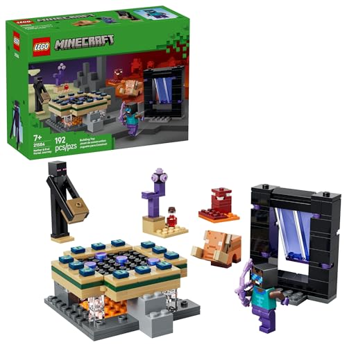 LEGO MINECRAFT NETHER END PORTAL JOURNEY JUGUETE DE CONSTRUCCION PARA NIÑOS Y NIÑAS JUEGO - 1
