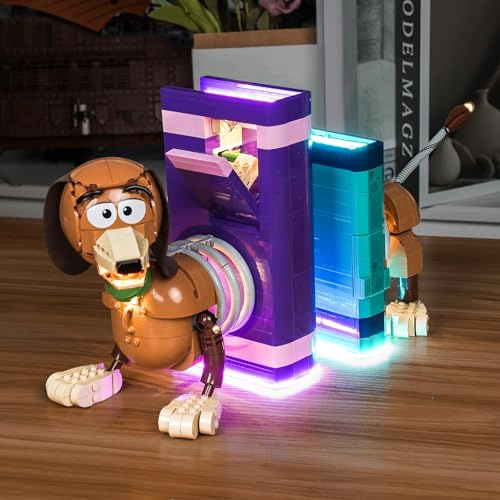 LOCOLEE KIT DE LUCES COMPATIBLE CON LEGO 43301 TOY STORY SLINKY DOG BOOKENDS TODAVIA SOSTIENE - 6