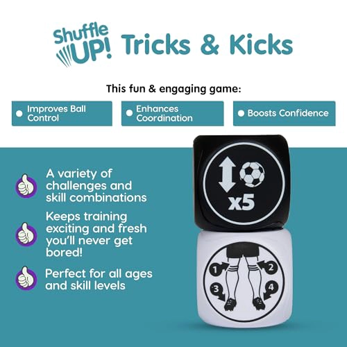 SHUFFLE UP TRICKS KICKS JUEGO DE DADOS DE FUTBOL DADOS DE ENTRENAMIENTO DE HABILIDADES DESAFIANTES - 4