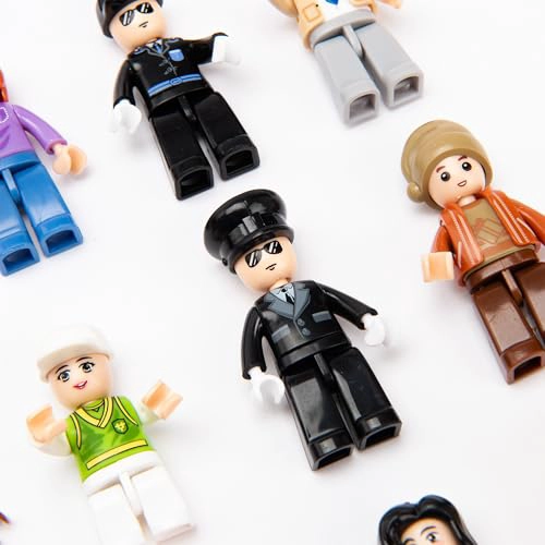 ICYHIT 50 PCS MINIFIGURAS ALEATORIAS JUGUETE DE MINI FIGURA PERSONAS MINIFIG DE CONSTRUCCION - 6