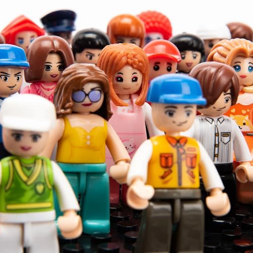ICYHIT 50 PCS MINIFIGURAS ALEATORIAS JUGUETE DE MINI FIGURA PERSONAS MINIFIG DE CONSTRUCCION - 7