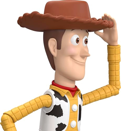 FIGURA DE ACCION WOODY DE MATTEL DISNEY Y PIXAR TOY STORY 5 ESCALA DE JUEGO DE 7 PULGADAS 1 - 3