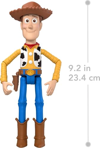 FIGURA DE ACCION WOODY DE MATTEL DISNEY Y PIXAR TOY STORY 5 ESCALA DE JUEGO DE 7 PULGADAS 1 - 5