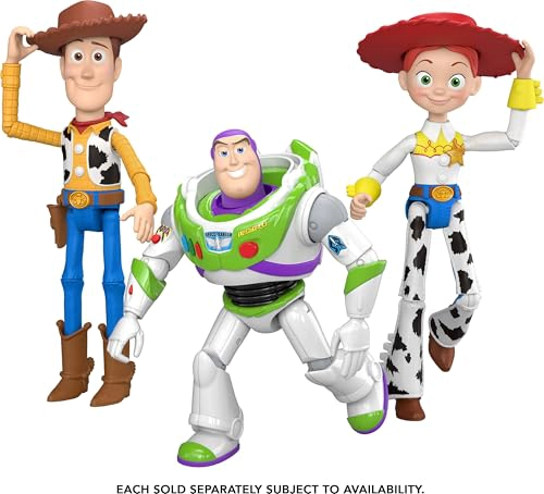 FIGURA DE ACCION WOODY DE MATTEL DISNEY Y PIXAR TOY STORY 5 ESCALA DE JUEGO DE 7 PULGADAS 1 - 6