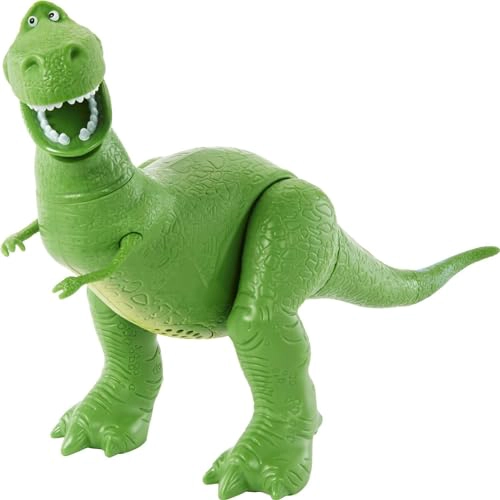 MATTEL DISNEYPIXAR TOY STORY 4 TRUE TALKERS FIGURA REX 78 IN 1981 CM DE ALTURA POSABLE FIGURA - 1