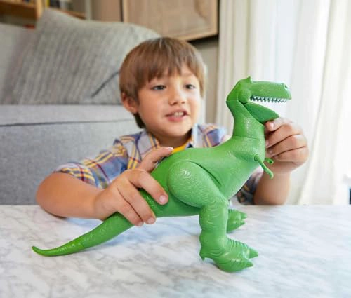 MATTEL DISNEYPIXAR TOY STORY 4 TRUE TALKERS FIGURA REX 78 IN 1981 CM DE ALTURA POSABLE FIGURA - 2