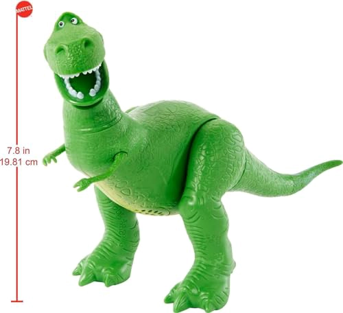 MATTEL DISNEYPIXAR TOY STORY 4 TRUE TALKERS FIGURA REX 78 IN 1981 CM DE ALTURA POSABLE FIGURA - 4