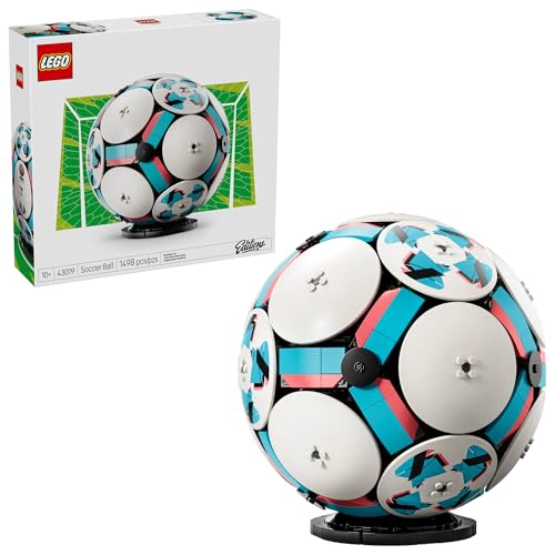 LEGO EDITIONS BALON DE FUTBOL JUGUETE DE CONSTRUCCION PARA NIÑOS DECORACION DEPORTIVA COLECCIONABLE - 1