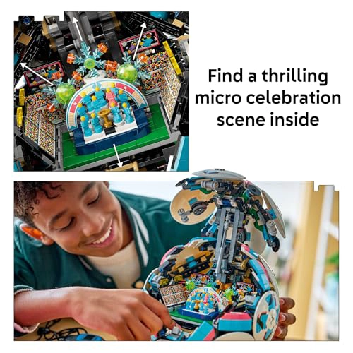 LEGO EDITIONS BALON DE FUTBOL JUGUETE DE CONSTRUCCION PARA NIÑOS DECORACION DEPORTIVA COLECCIONABLE - 5