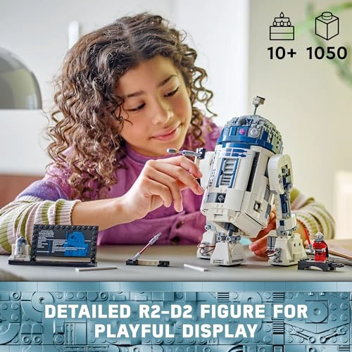 LEGO STAR WARS R2D2 JUEGO DE JUGUETES DE CONSTRUCCION JUEGA O EXHIBE JUGUETES DE STAR WARS - 2