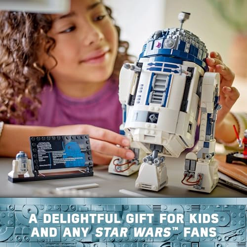 LEGO STAR WARS R2D2 JUEGO DE JUGUETES DE CONSTRUCCION JUEGA O EXHIBE JUGUETES DE STAR WARS - 4