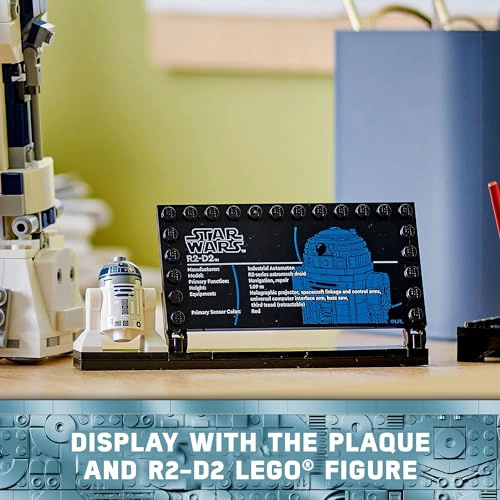 LEGO STAR WARS R2D2 JUEGO DE JUGUETES DE CONSTRUCCION JUEGA O EXHIBE JUGUETES DE STAR WARS - 5