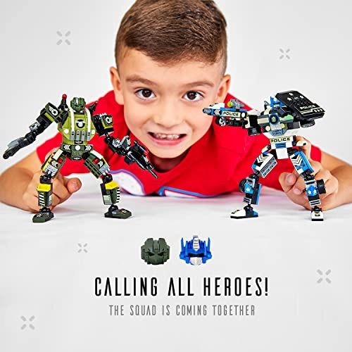 JITTERYGIT CONJUNTO DE JUGUETES DE REGALO CON MECH DE ROBOT DEL EJE RCITO HELICOPTERO MILITAR - 4