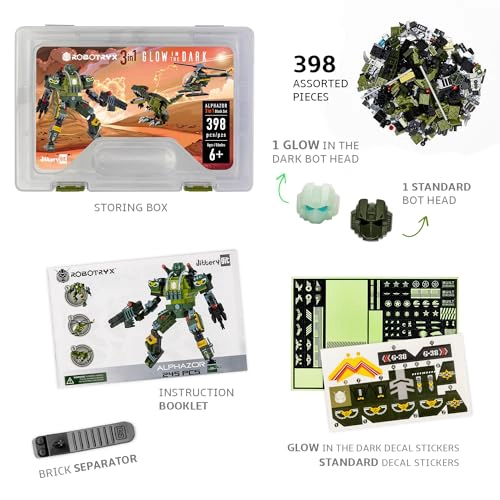 JITTERYGIT CONJUNTO DE JUGUETES DE REGALO CON MECH DE ROBOT DEL EJE RCITO HELICOPTERO MILITAR - 5