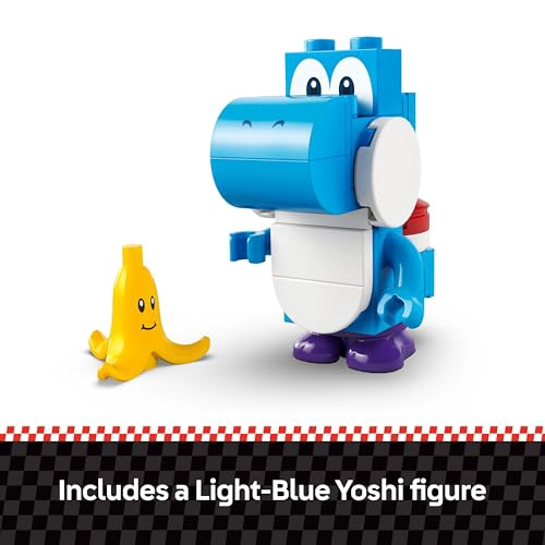 LEGO SUPER MARIO BICICLETA DE YOSHI DEL MARIO KART JUEGO DE CONSTRUCCION DE JUGUETES PARA NIÑOS - 5