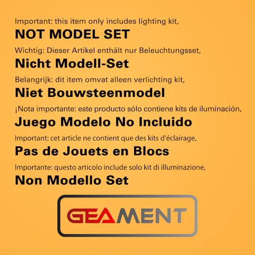 KIT DE LUCES LED GEAMENT COMPATIBLE CON LEGO CAMP NOU FC BARCELONA JUEGO DE ILUMINACION - 2