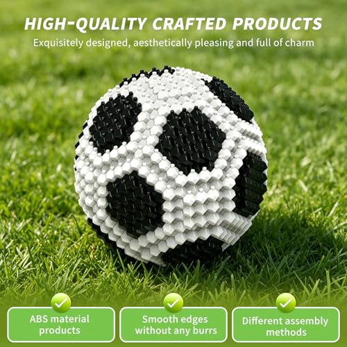 BEFUN SOCCER BUILDING BLOCKS SET 437 PIECES CHALLENGING STEM BUILDING KIT FOR ADULTS TEENS 14 15 16 - 6