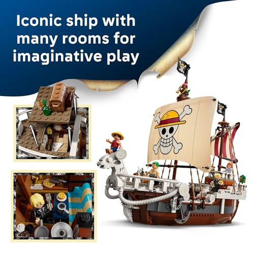 LEGO ONE PIECE THE GOING MERRY BLOQUES DE CONSTRUCCION DE BARCO PIRATA JUGUETE DE AVENTURA DE JUEGO - 3