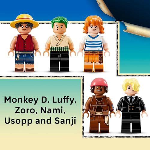 LEGO ONE PIECE THE GOING MERRY BLOQUES DE CONSTRUCCION DE BARCO PIRATA JUGUETE DE AVENTURA DE JUEGO - 5