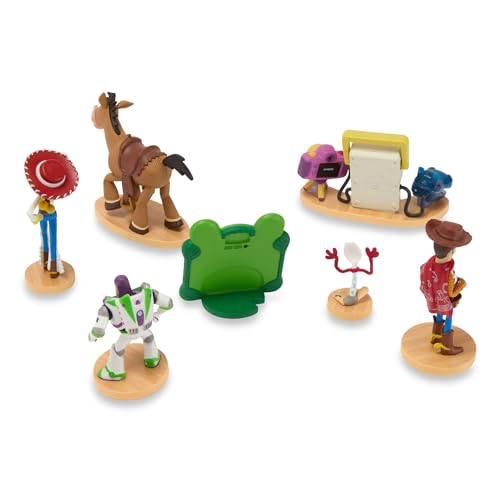 DISNEY STORE JUEGO OFICIAL DE 5 FIGURAS DE TOY STORY 7 FIGURAS DE DISNEY TOTALMENTE ESCULPIDAS - 2