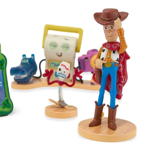DISNEY STORE JUEGO OFICIAL DE 5 FIGURAS DE TOY STORY 7 FIGURAS DE DISNEY TOTALMENTE ESCULPIDAS - 3