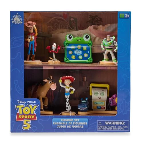 DISNEY STORE JUEGO OFICIAL DE 5 FIGURAS DE TOY STORY 7 FIGURAS DE DISNEY TOTALMENTE ESCULPIDAS - 5