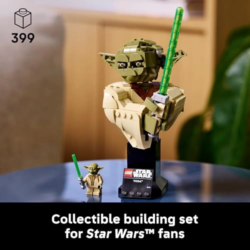 LEGO STAR WARS ATTACK OF THE CLONES YODA BUSTO CON SABLE DE LUZ JUEGO DE CONSTRUCCION COLECCIONABLE - 2