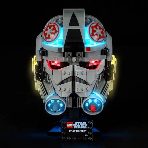 YEABRICKS LUZ LED PARA MODELO DE BLOQUES DE CONSTRUCCION DE CASCO DE CONDUCTOR DE STAR WARS 75429 - 1
