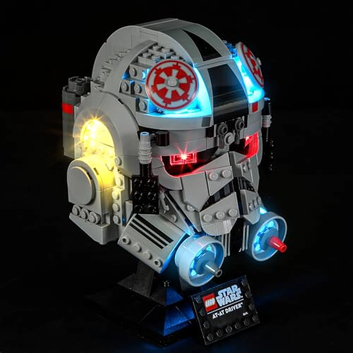 YEABRICKS LUZ LED PARA MODELO DE BLOQUES DE CONSTRUCCION DE CASCO DE CONDUCTOR DE STAR WARS 75429 - 2