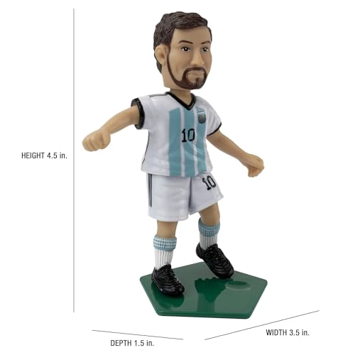 MACCABI FIGURA DE ACCION OFICIAL DE FUTBOL DEL EQUIPO NACIONAL ARGENTINO DE LIONEL MESSI 45 - 3