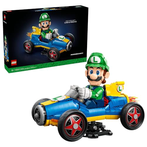 LEGO MARIO KART LUIGI MACH 8 JUEGO DE CONSTRUCCION PARA ADULTOS A PARTIR DE 18 AÑOS COLECCIONABLE - 1