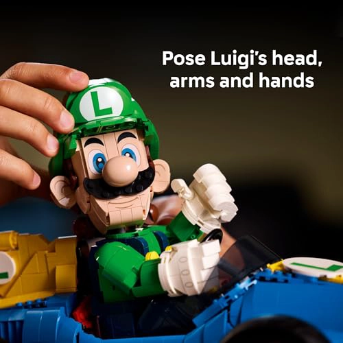 LEGO MARIO KART LUIGI MACH 8 JUEGO DE CONSTRUCCION PARA ADULTOS A PARTIR DE 18 AÑOS COLECCIONABLE - 4