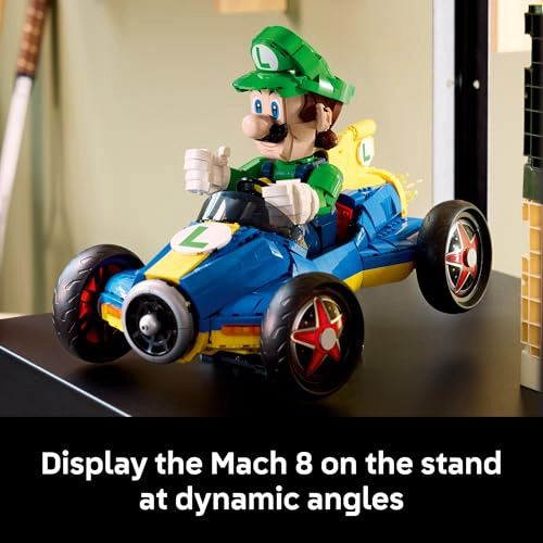 LEGO MARIO KART LUIGI MACH 8 JUEGO DE CONSTRUCCION PARA ADULTOS A PARTIR DE 18 AÑOS COLECCIONABLE - 6