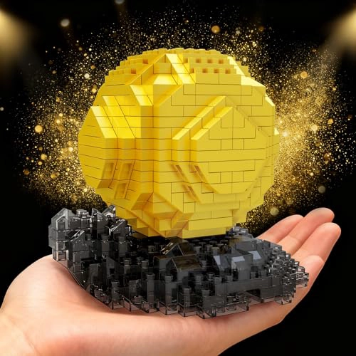 CONJUNTO DE BLOQUES DE CONSTRUCCION MICRO MINI DE BALON DE FUTBOL DORADO PARA ADULTOS ADORNOS - 4