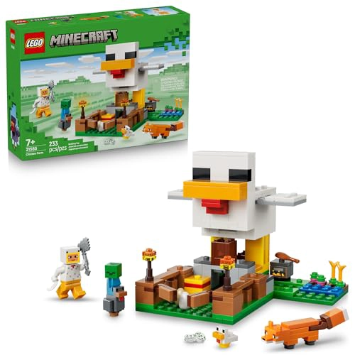 LEGO MINECRAFT CHICKEN FARM JUGUETE DE CONSTRUCCION PARA NIÑOS JUEGO DE VIDEOJUEGOS Y FIGURAS - 1
