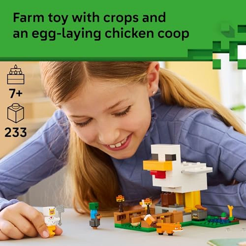 LEGO MINECRAFT CHICKEN FARM JUGUETE DE CONSTRUCCION PARA NIÑOS JUEGO DE VIDEOJUEGOS Y FIGURAS - 2