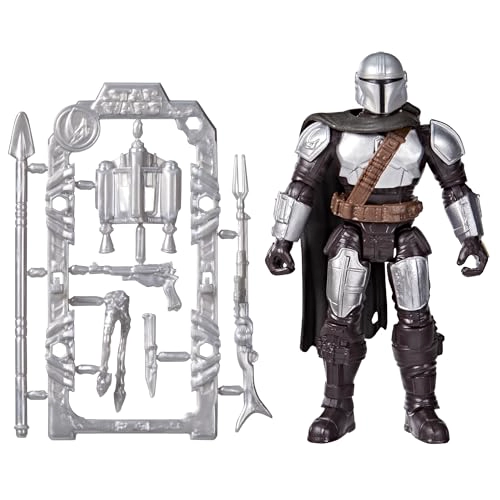 STAR WARS ACTIONVERSE THE MANDALORIAN FIGURA DE ACCION Y ACCESORIOS DE 45 PULGADAS ESTANTE - 3