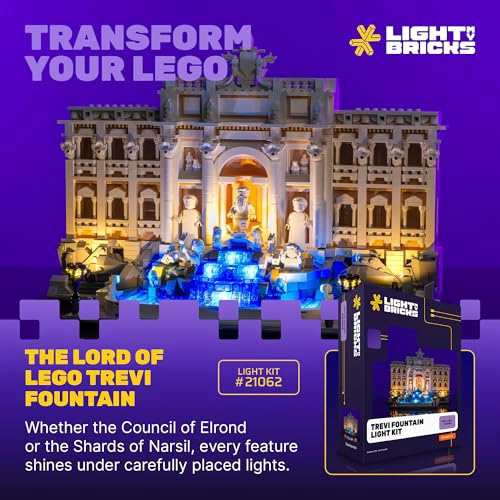 LIGHT MY BRICKS KIT DE LUZ LED PARA LA FUENTE DE TREVI 21062 COMPATIBLE CON EL JUEGO - 3