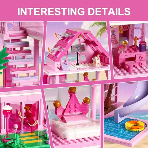 JUEGOS DE CONSTRUCCION DE CASAS PARA NIÑAS COMPATIBLES CON AMIGOS DE LEGO PARA NIÑAS DE 8 A 12 AÑOS - 4