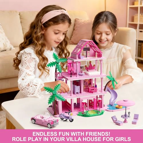 JUEGOS DE CONSTRUCCION DE CASAS PARA NIÑAS COMPATIBLES CON AMIGOS DE LEGO PARA NIÑAS DE 8 A 12 AÑOS - 5