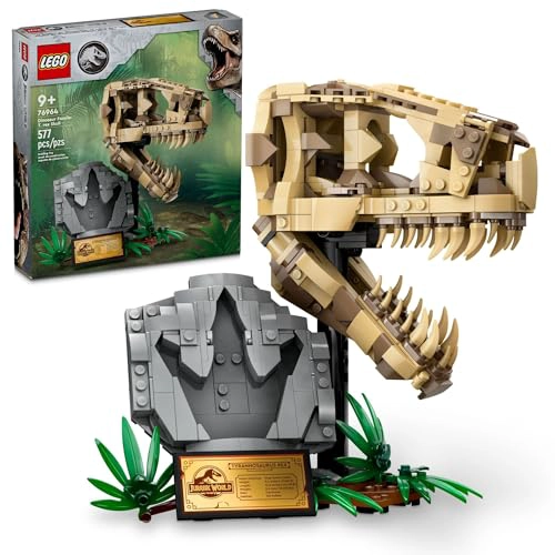 LEGO JURASSIC WORLD FOSILES DE DINOSAURIOS CRANEO DE T REX JUGUETE DE CONSTRUCCION DE DINOSAURIO - 1