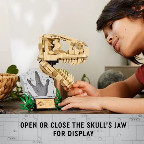 LEGO JURASSIC WORLD FOSILES DE DINOSAURIOS CRANEO DE T REX JUGUETE DE CONSTRUCCION DE DINOSAURIO - 3