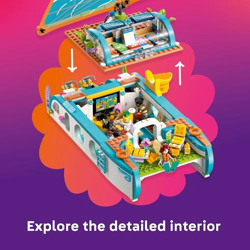 LEGO FRIENDS 42664 JUGUETE DE CONSTRUCCION DE AVENTURA DE VIAJE BARCO DE JUGUETE CON FIGURAS - 3