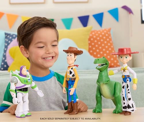 FIGURA DE ACCION MATTEL DISNEY Y PIXAR TOY STORY 5 REX ESCALA DE JUEGO DE 7 PULGADAS 1 PERSONAJE - 2