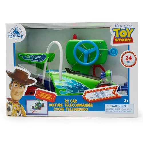 DISNEY STORE COCHE RC OFICIAL TOY STORY COCHE DE CONTROL REMOTO PARA NIÑOS CON CONTROLADOR - 4