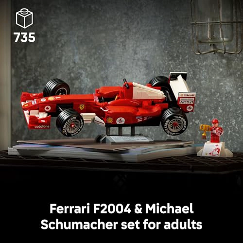 LEGO ICONS FERRARI F2004 MICHAEL SCHUMACHER JUEGO DE CONSTRUCCION PARA ADULTOS MAYORES DE 18 AÑOS - 2