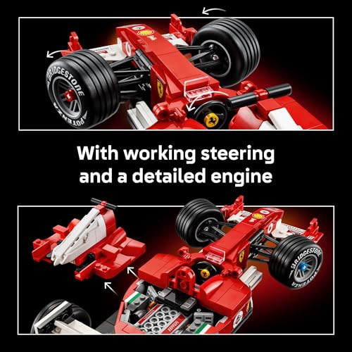 LEGO ICONS FERRARI F2004 MICHAEL SCHUMACHER JUEGO DE CONSTRUCCION PARA ADULTOS MAYORES DE 18 AÑOS - 4