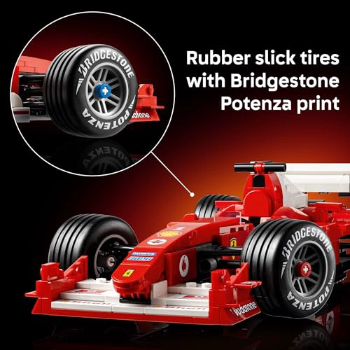LEGO ICONS FERRARI F2004 MICHAEL SCHUMACHER JUEGO DE CONSTRUCCION PARA ADULTOS MAYORES DE 18 AÑOS - 6